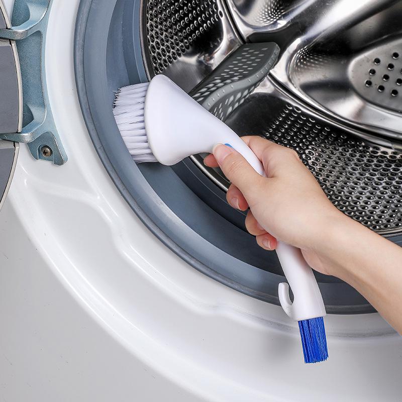 Double-Headed Tile & Basin Cleaning Brush with Hard Bristles
