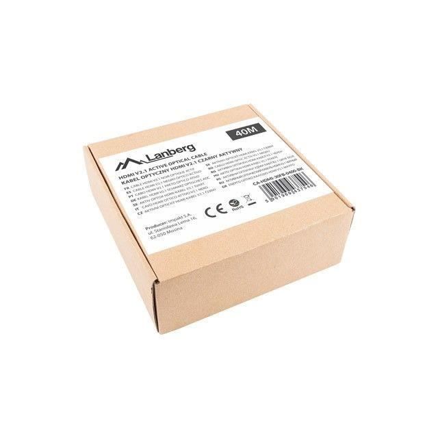 Câble HDMI - Lanberg - 40M - 8K - Fibre Optique - M/M