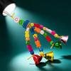 Parrot Wooden Chew Toy With Sanded Texture For Birds And Parrots