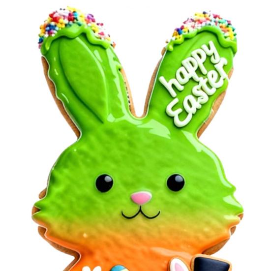 Set Joc de Golf Iepurașul de Paște Pista Mini Golf din Lemn cu Băț de Golf Candelă și Bile pentru Petrecerea de Paște în Familie în Interior