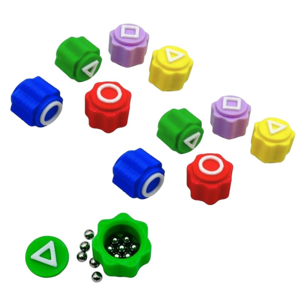 Gonggi Jack Stone Steel Ball Pebbles Set Gonggi Game Stone Catching Game Hand Eye Coordination Training Toy Gonggi Set for Kids