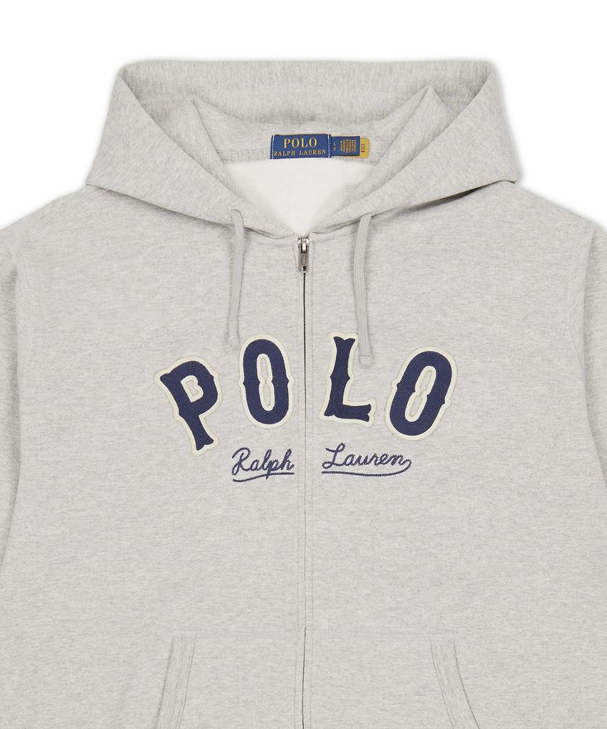 Polo Ralph Lauren Rl Fleece Western Logo Hoodie - Grey