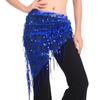 Women Triangle Scarf Belly Dance Belly Dancing Belt Sequins Tassel Hip Scarf