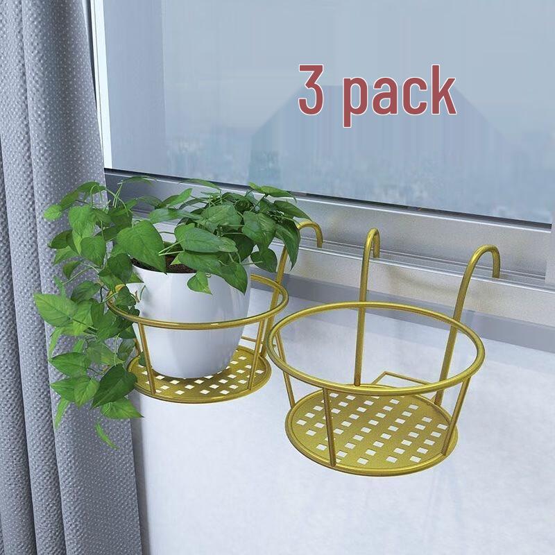 Подвесной держатель для цветочного горшка на балконное ограждение