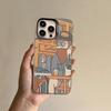 Deluxe Cartoon Man Phone Case For iPhone 17 16 15 14 13 12 11 XS XR X Pro Max Plus Colored Silver Plated Cover