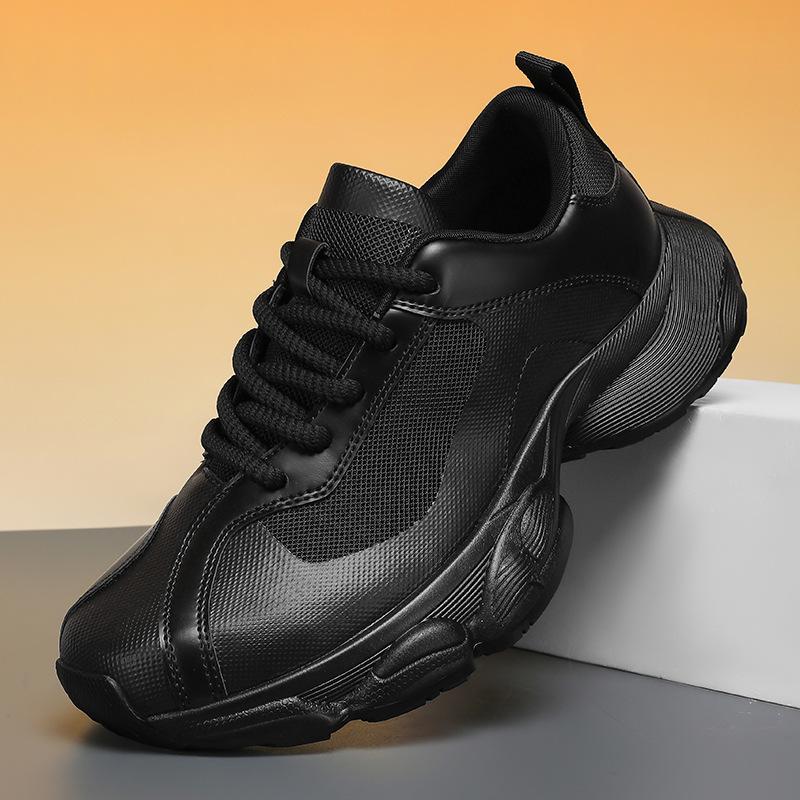 Shoes for Men High Quality Retro Platform Sneaker Jogging Sports Casual Shoe Breathable Mesh Leather Men Shoes Zapatillas Hombre
