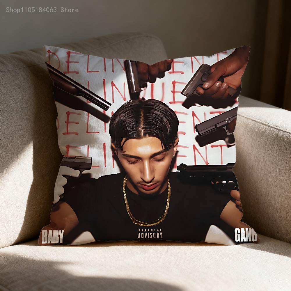 Baby G-Gang Pillow Case Print Polyester Fiber 40X40 cm Home Sofa Throw Cushion Cover Decoration