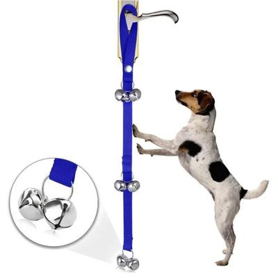 Adjustable Length Dog Doorbell Creative Universal Pet Training Bell Sounding Bell Rope Design Dog Potty Training Bell Gift