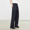 Elva' Island Women's Pleated High-Waisted Loose Straight-Leg Pants