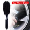 PP Wheel Brush Car Tire Cleaning Brushes Tools Car Rim Scrubber Cleaner Duster Handle Motorcycle Truck Wheel Car Detailing Brush