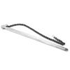 24in Chain Wrench Chrome Vanadium Steel Adjustable Diameter Long Handle Articulation Tool Durable High Torque for Auto Repair