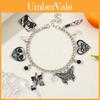 Gotische Dunkle Serie Totenkopf Armband Mit Legierung Tropfen Anhänger Für Männer Frauen Geschenk Schmuck