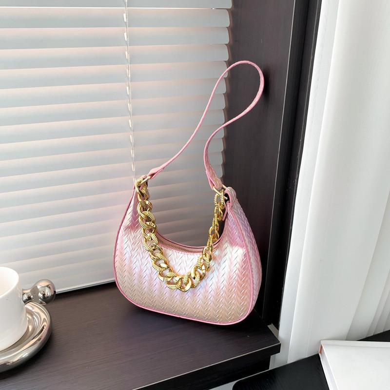 

Trendy Pearl Color Handbag For Women In Various Colors With Charming Design And Versatile Use рожевий