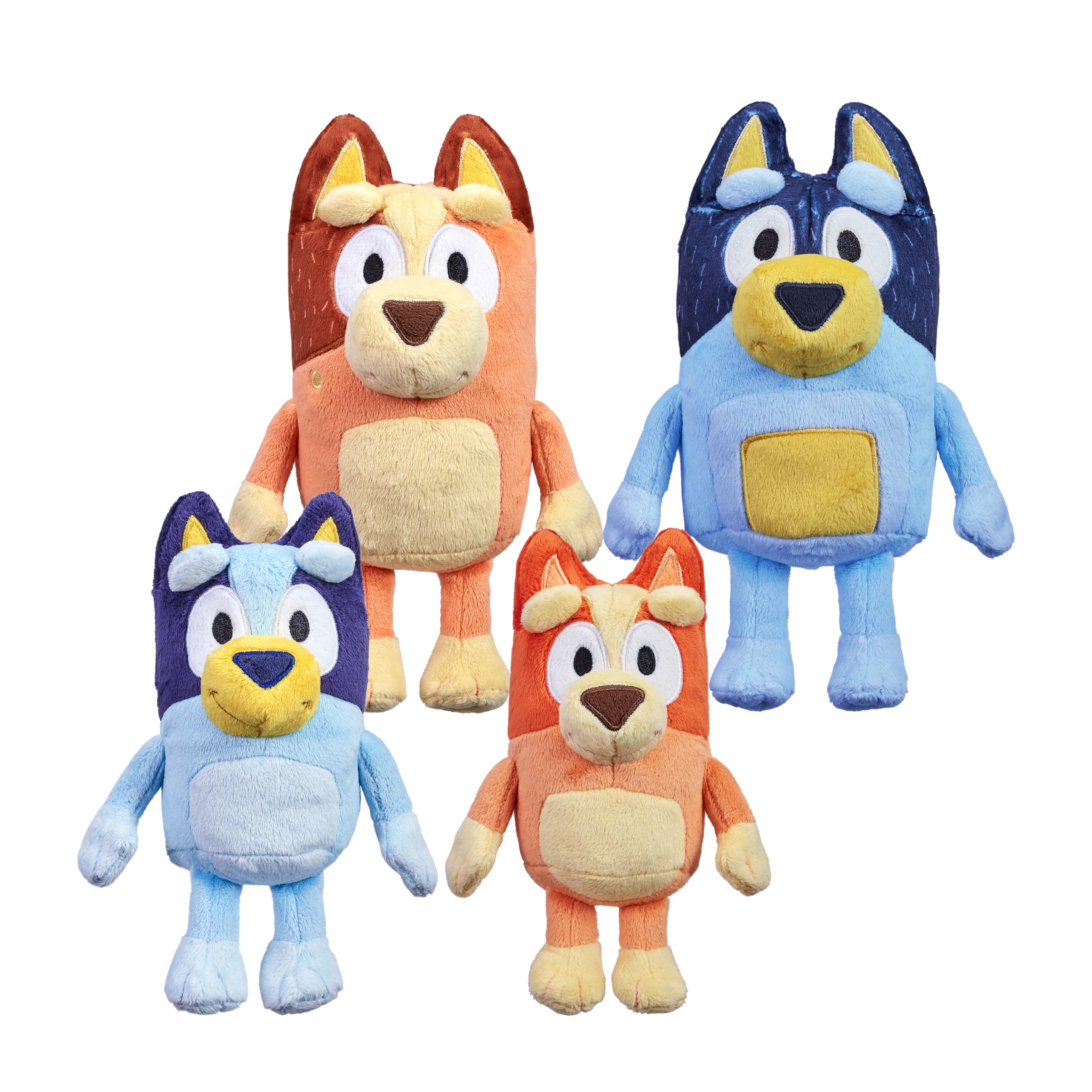 

Bluey Heeler Family Plush Set 4 Plush Figures Amazon Exclusive 7-8
