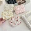 Cartoon Printing Small Makeup Lipstick Bag Kawaii Mini Canvas Storage Bag  Female/Girls
