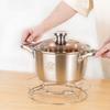 1Pcs Kitchen Cooking Tool Kitchen Steamer Wok Rack Stainless Steel Steamer Pan Rack Holder