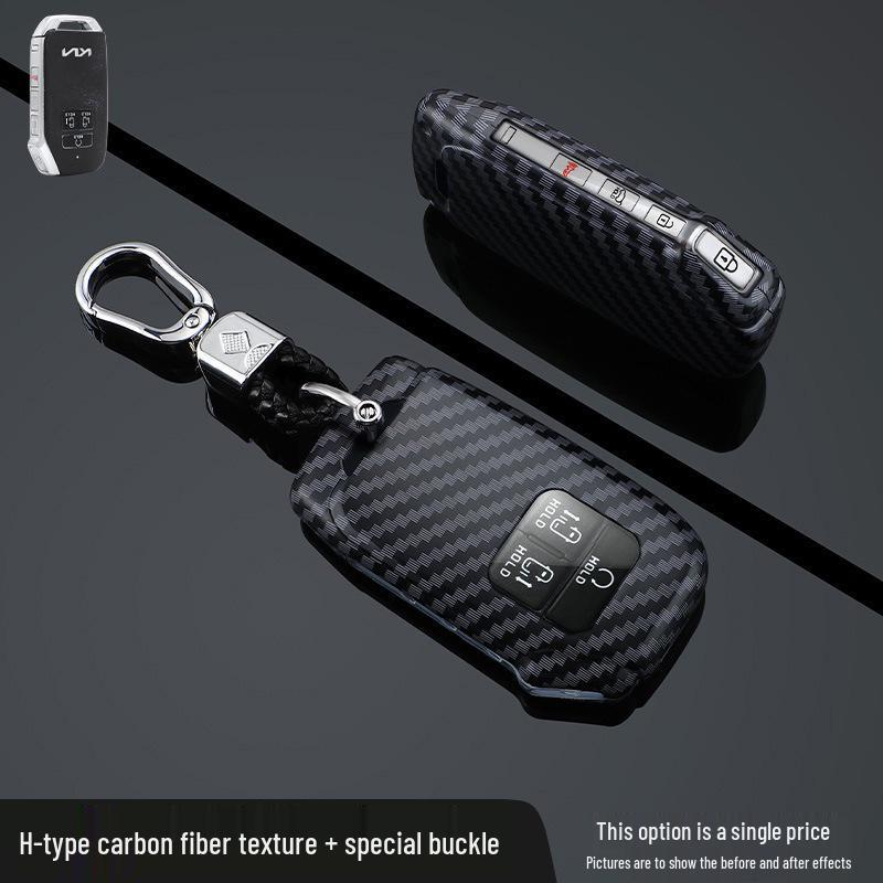 Key Cover Case Buckle for 2018+ Kia Sportage K2-K5, KX3, KX5, Akurey, Fureidi