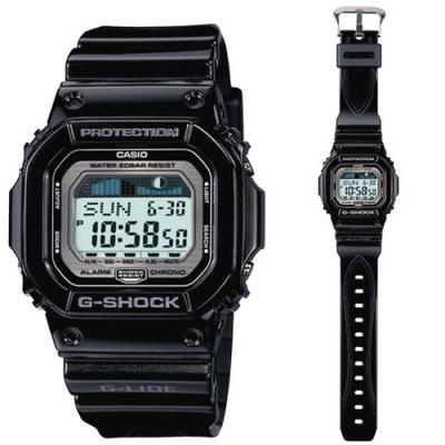 Casio G-Shock G-Lide GLX-5600-1JF Wykres Pływów Cyfrowy Zegarek do Surfingowania Czarny Męski