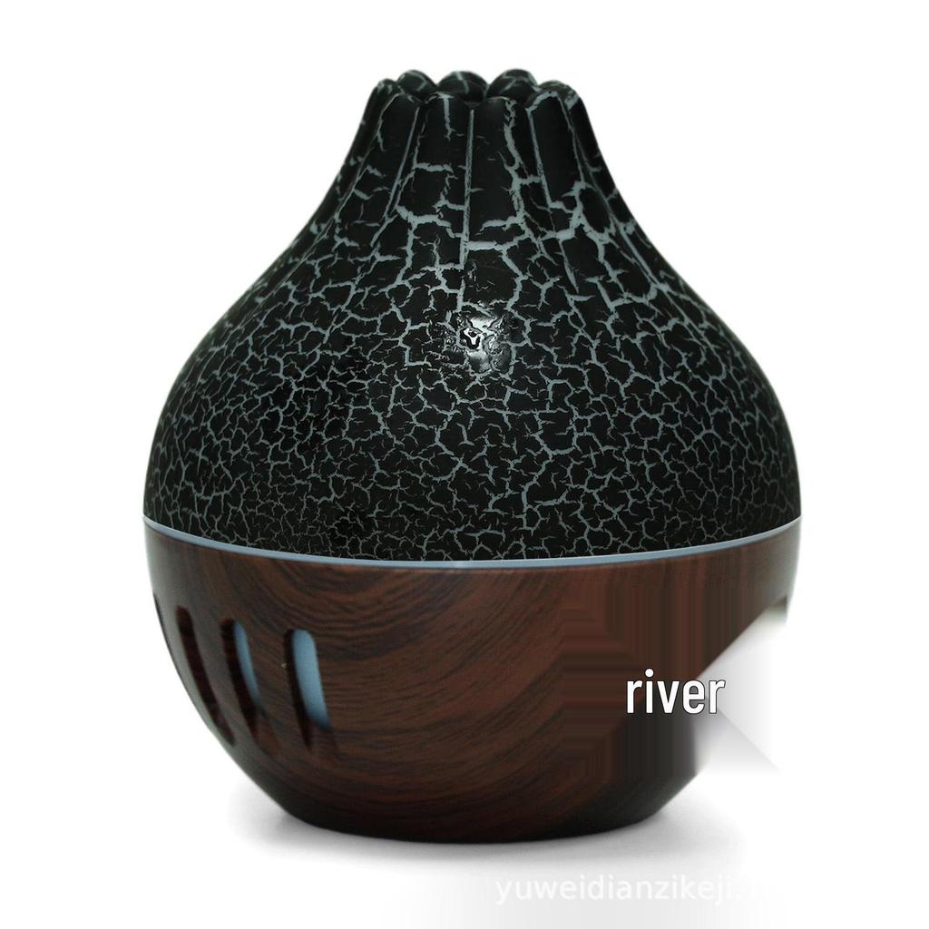 USB Crack Hollow Night Light Humidifier - 5V Mini Air Humidifier for Home and Office
