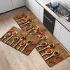 3D Printed Anti-Slip Kitchen Floor Mat - Water & Oil Absorbent, Dirt-Resistant Indoor Carpet
