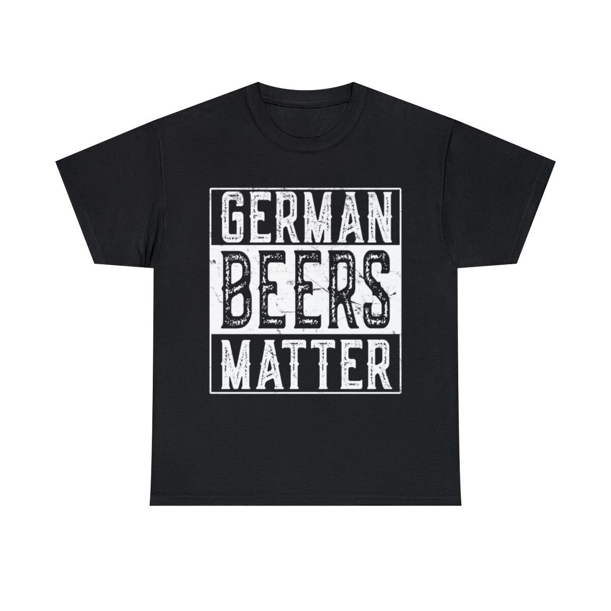 German Beers Matter Graphic Tee Shirt, S-5XL 3XL