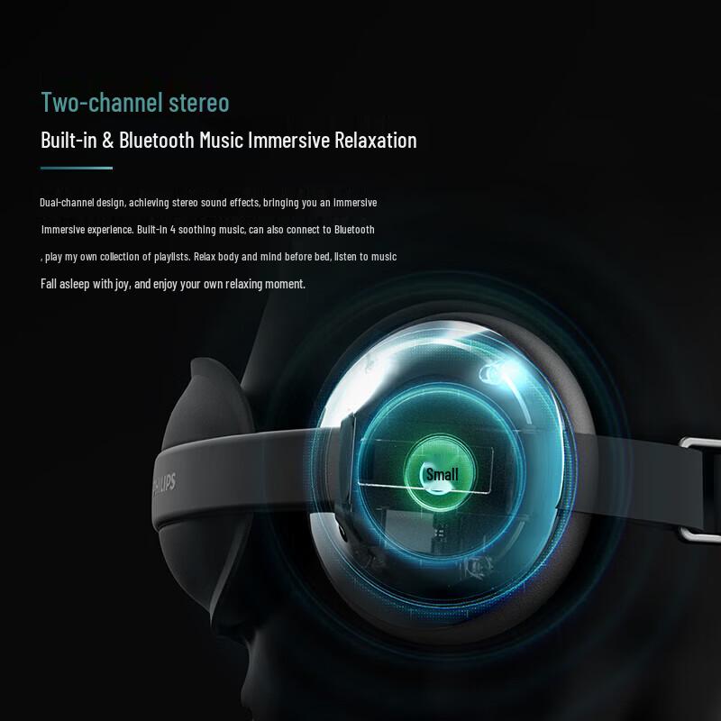 Philips Noise-Cancelling Bluetooth Eye Mask with Hot & Cold Compress