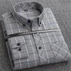 Nuove Camicie a Quadri per Uomo Taglie Forti Tempo Libero Uomo 100% Cotone Invernali Calde Flanella Casual a Quadri Oversize Manica Lunga