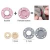 5 Pairs Sewing Metal Buttons Magnet Stone Colorful Automatic Magnetic Snap Buttons Invisible Suitcase Bag Coat Buckle Diy Craft