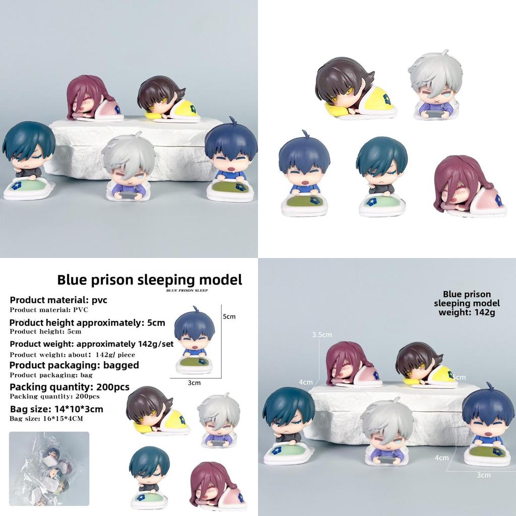 Blue Lock Sleep Pvc Figure With Assembly For Anime Enthusiasts And Gift Purposes