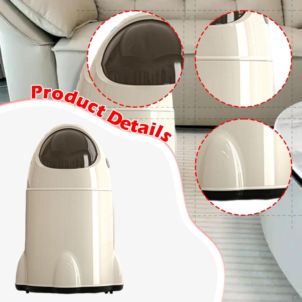 Kitchen Trash Can Garbage Bin with Universal Wheels Tall Large Open Luxury Lid Waste Basket for