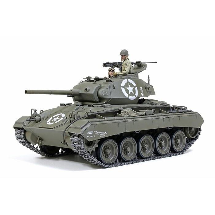 Tamiya 1/35 Military Miniature Series No.391 American Light Tank M24 Chaffee European Theater Plastic Model 35391 Pre-colored 1:35