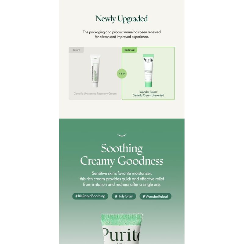 Purito SEOUL - Wonder Releaf Centella Cream Unscented