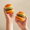 Dust-proof Toothpick Jar Decorative Cotton Swab Storage Box Hamburger Toothpick Holder  Bedroom
