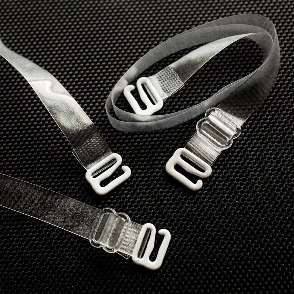 

5 пар прозрачных регулируемых бретелей для бюстгальтера - невидимая замена 1.5cm