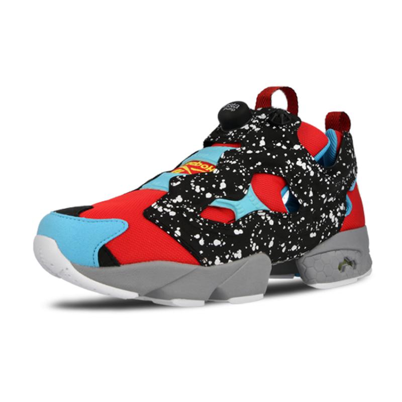 Reebok Instapump Fury 'Black Red Blue' Sneakers V66114