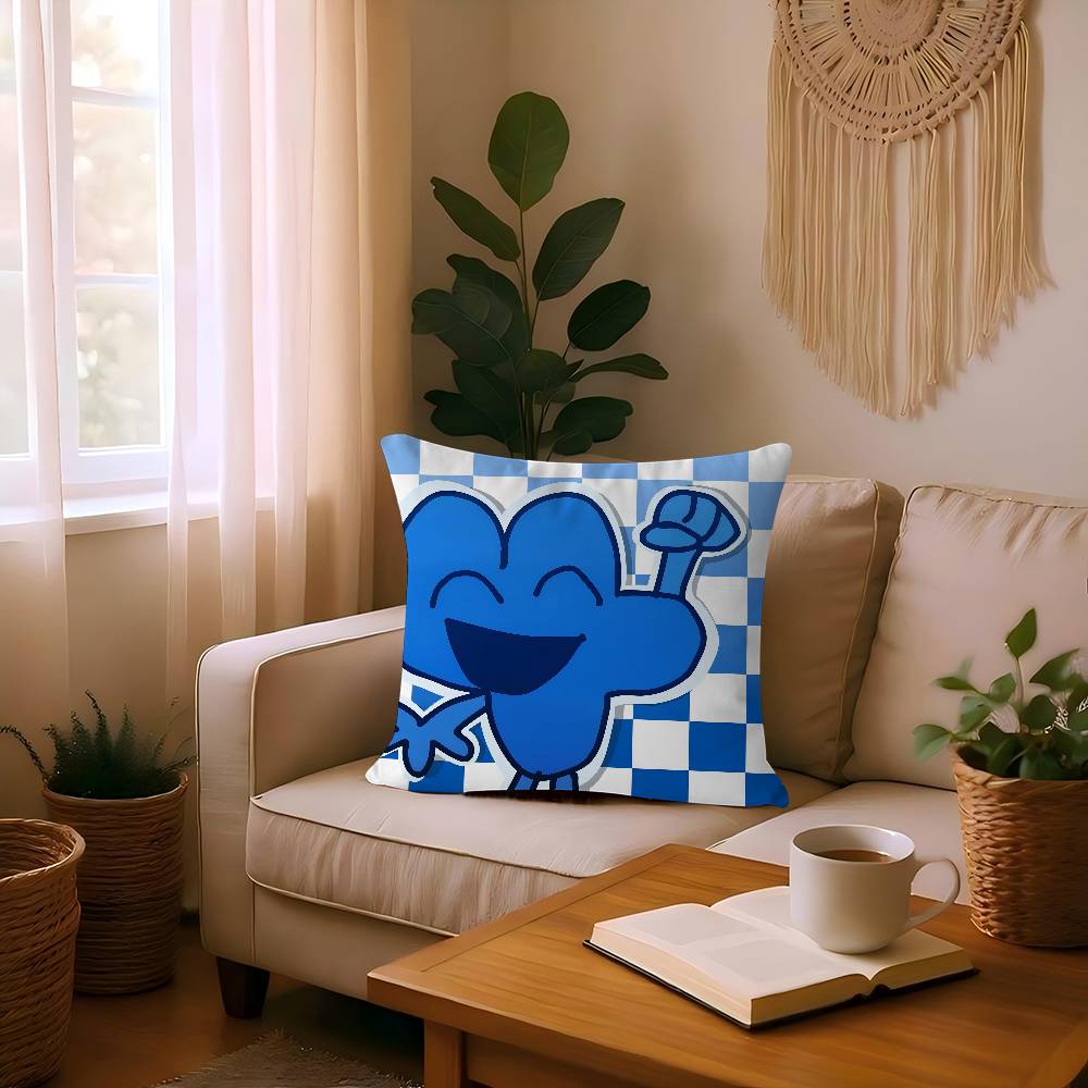 Cartoon B-BFDI Cushion Cover Pillow Cover Decor Pillowcase Printed Cushion Case For Couch