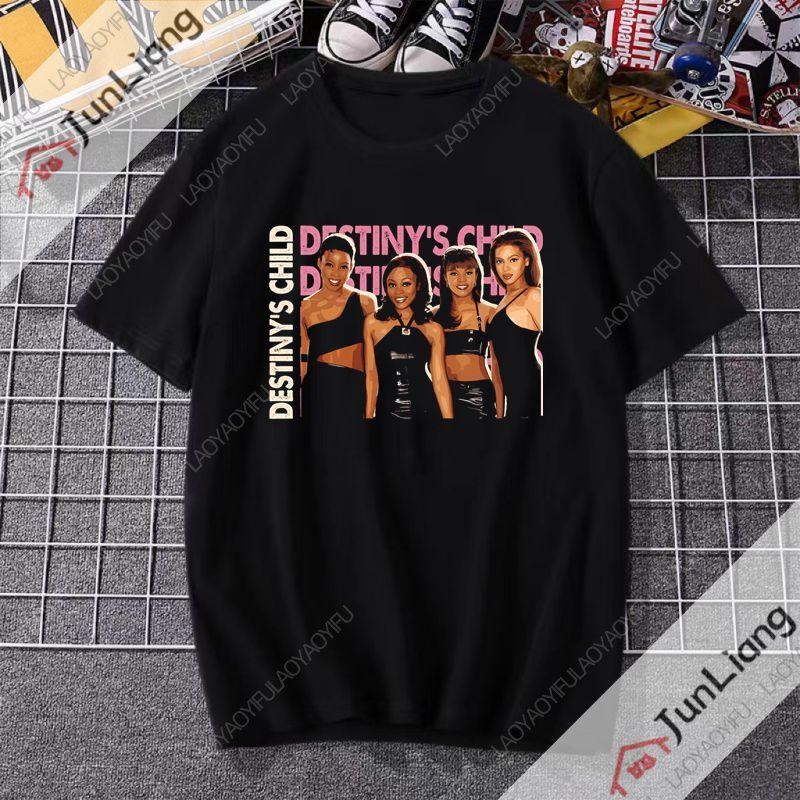 Destinys Child Music TShirt Luxury Unisex Blouse Shirts Graphic Unisexs T Shirts