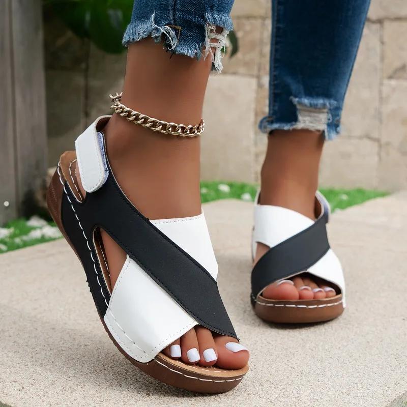 Fashion Woman Sandals Shoes Summer Beach Walking Shoes Party Women Shoe Plus Size Ladies Shoes Open Toe Female Women Sandal Footwear