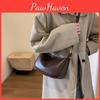 2023 New Vintage Dumpling Bag Pu Small Daily Shoulder Bag For Women