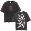 Magliette Lavate Anime Fullmetal Alchemist Edward Elric Alphonse Elric T-Shirt Uomo Donna Moda Casual Magliette Oversize Top