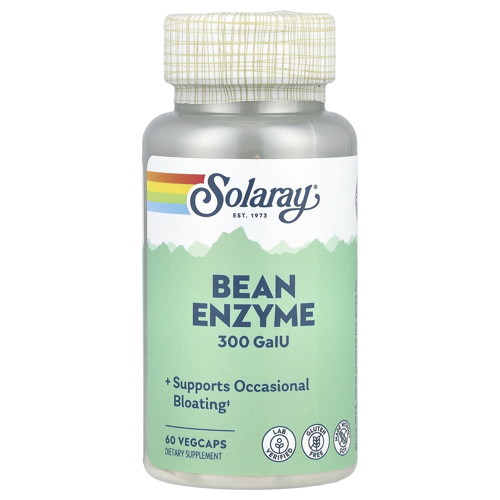 

Soy Enzyme, 300Gaiu, 60 Veggie Capsules