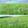 A95I-For Wire Fence Tensioner 20 PCS 1/4In Fence For Wire Tightener For Farm Garden Barbed Fencing Installation