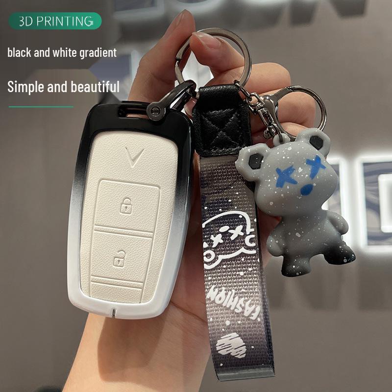 Vinfast Vietnam Car Key Cover, Zhonghua V5 Full-Coverage Metal Shell with Premium H330 Buckle