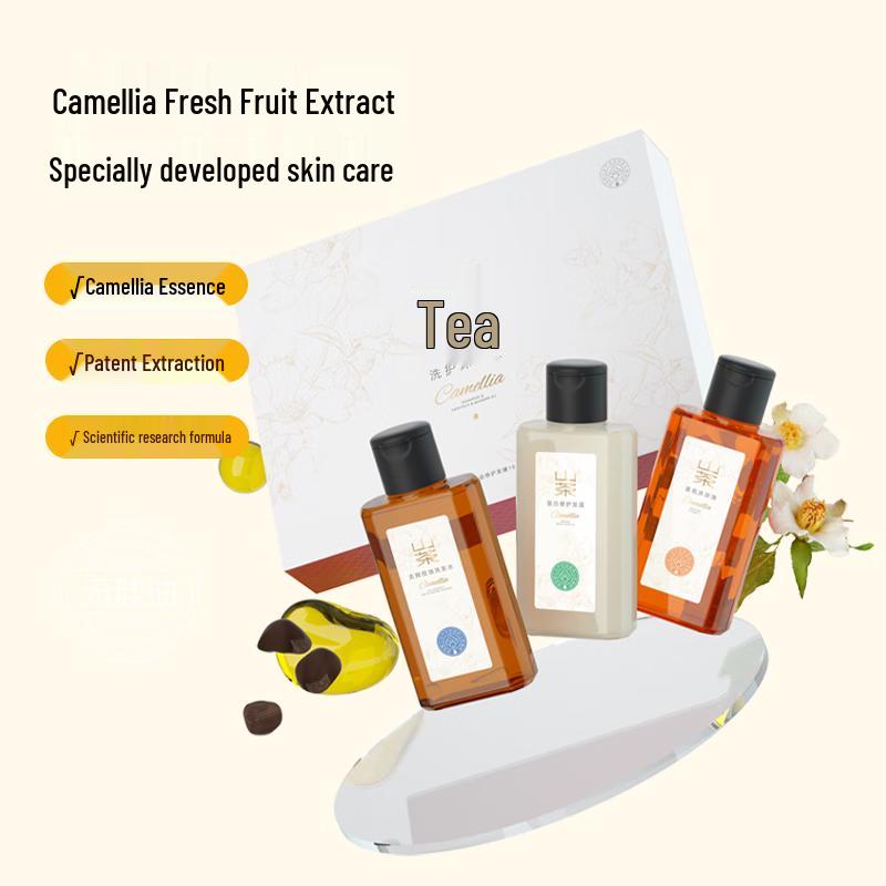 Red Tea Fruit Camellia Travel Hair & Body Care Gift Set