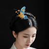 Beautiful Hanfu Butterfly Hair Fork Headwear Exquisite Fairy Side Clips  Girls