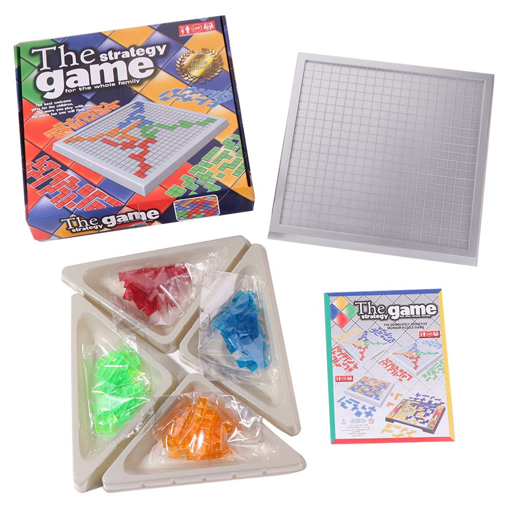 Family Fun Jigsaw Russia Puzzle block 4-Person Blokus Board Game Intelligence Game