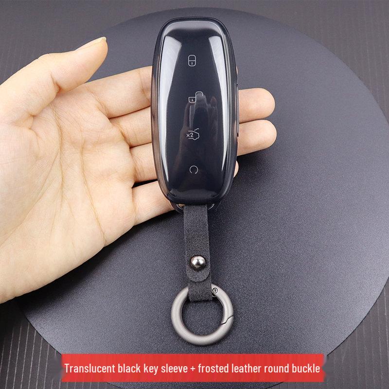 Denza D9/N7/N8 Transparent Car Key Cover with Full Coverage
