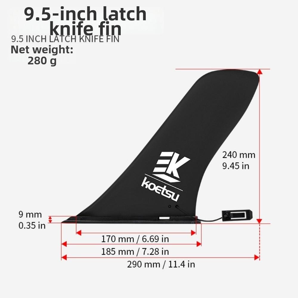 Multicolors Slide-in Surfboard Fin Nylon Stand Up Paddle New Detachable Surf Plate