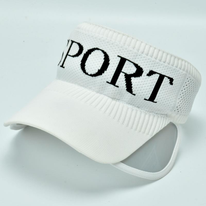 Sunblock Sports Hat Women's Summer Sunblock Sunblock Large Brimmed Empty Top Cap Retractable Sun Fashion Outdoor