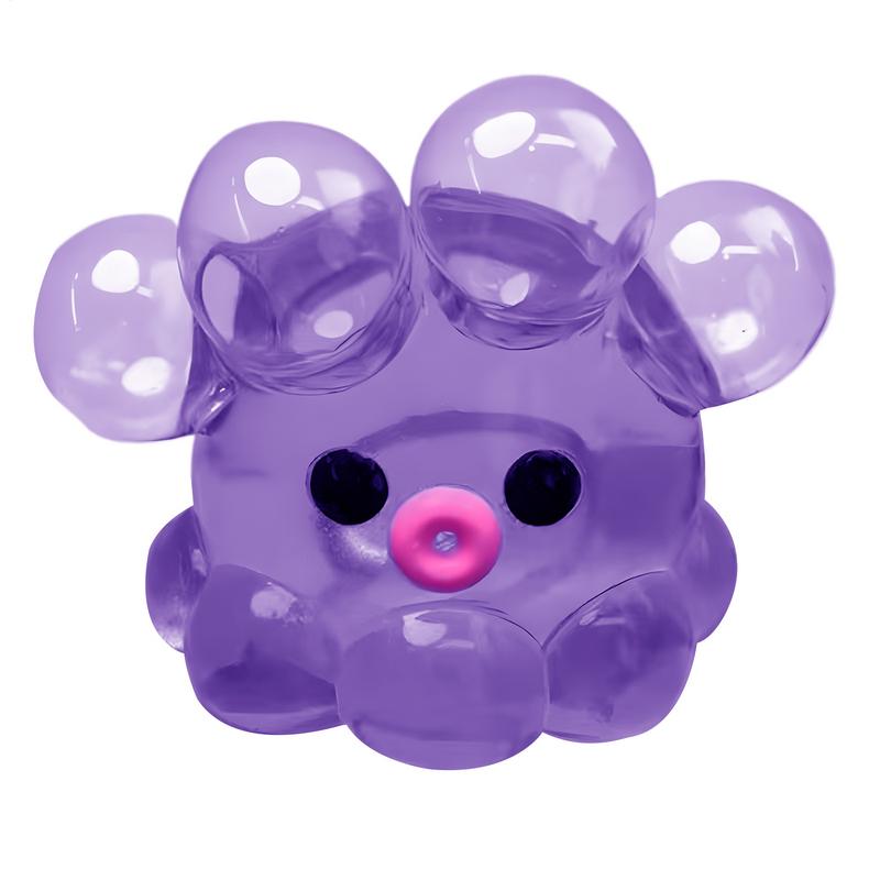 Squishy Toys Homemade Bubble Hairstyle Game Stress Ball Clear Crystal Octopus Squeeze Toy Stress Relief Toy Birthday Gift for Ki